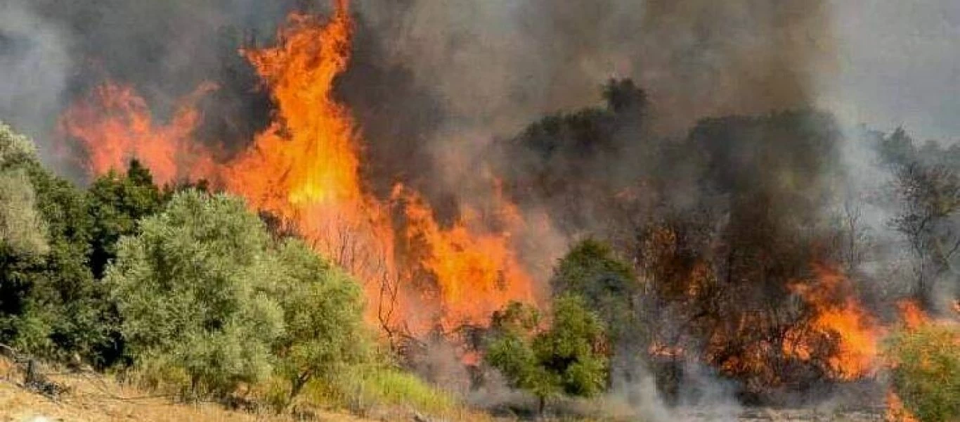 Meteo: Πολύ υψηλή επικινδυνότητα για εξάπλωση των πυρκαγιών (χάρτης)